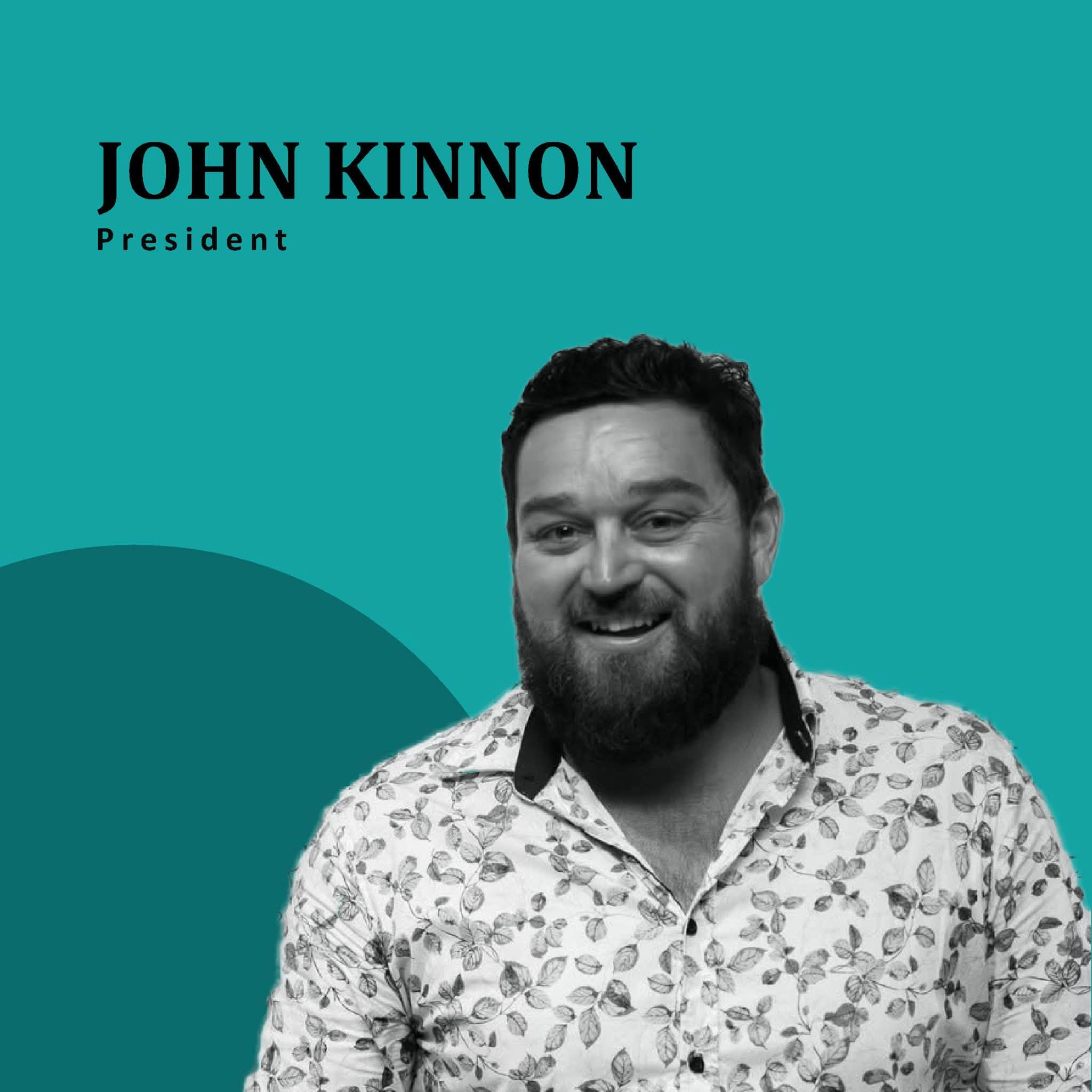 John Kinnon — President, club committee graphic