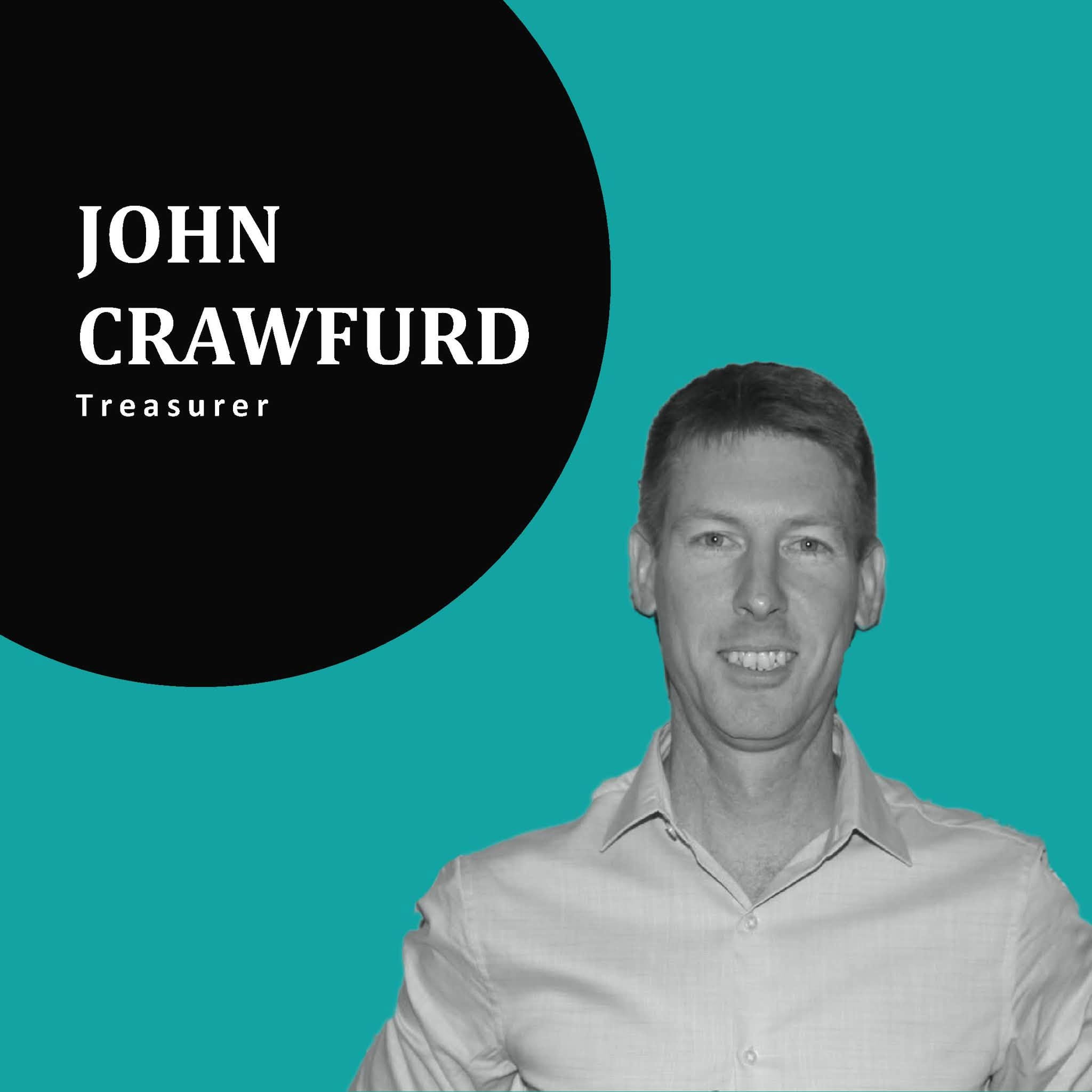 John Crawfurd — Treasurer, club committee graphic